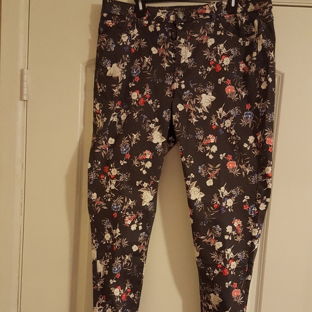 Lane Bryant Floral Pants
